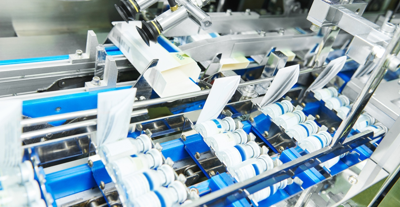 Packaging Machinery Setup in Industrial Plant